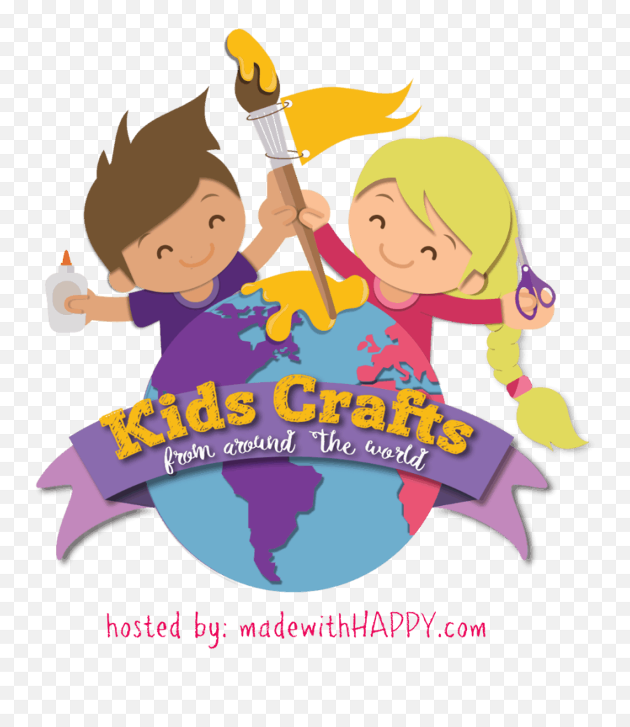 Kids Crafts From Around The World - Made With Happy Kids Art And Craft Logo Emoji,Happy Monday Emoji