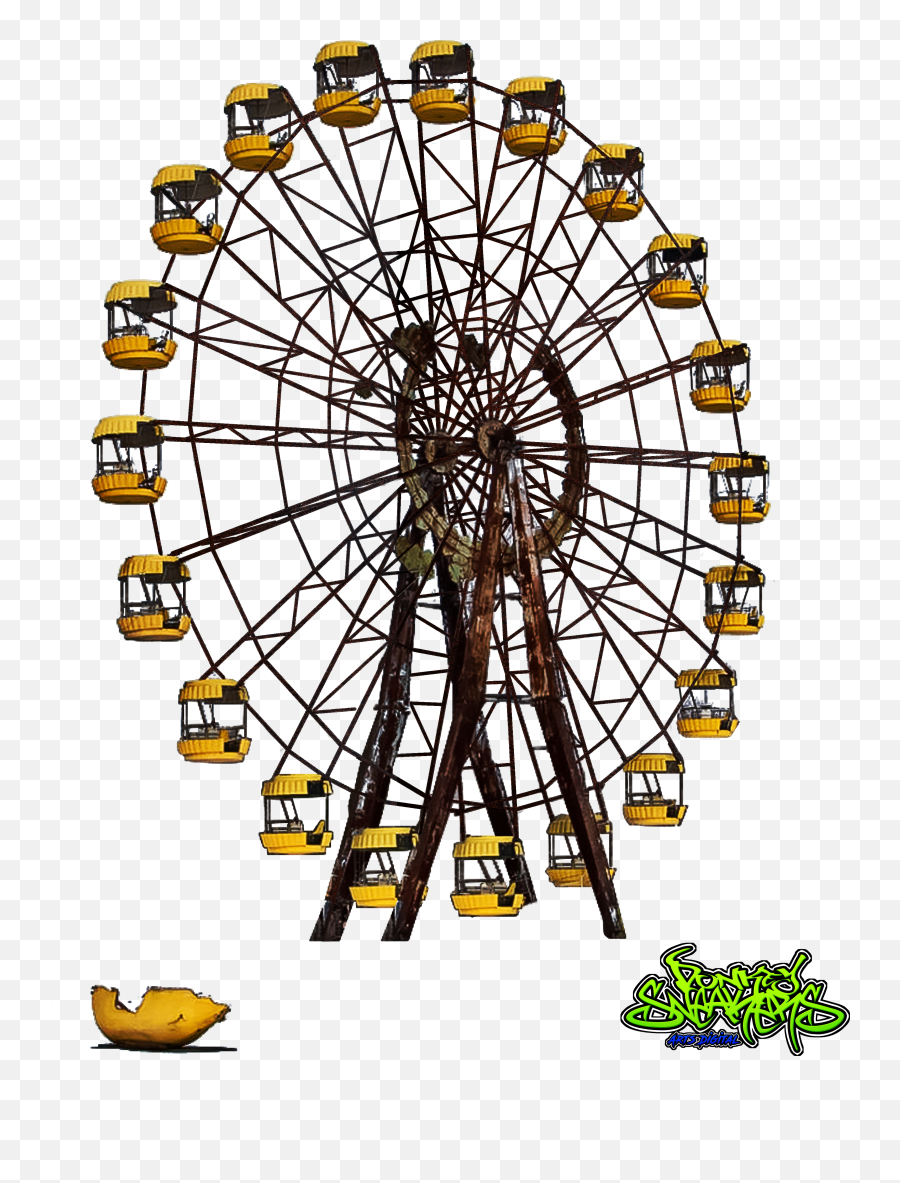 Abandoned Pripyat Ferris Wheel Png - Real Ferris Wheel Png Emoji,Ferris Wheel Emoji