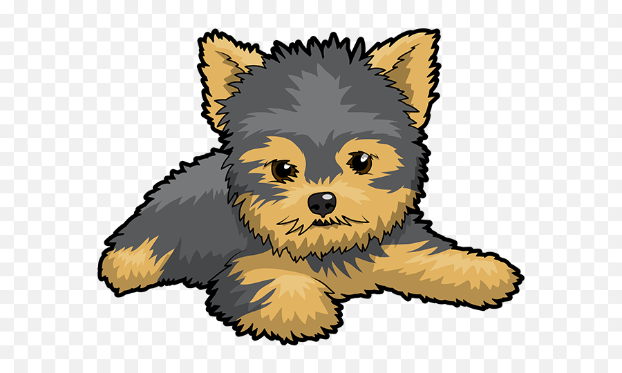 Yorkie Emojis For Dog Lovers,Puppy Emoticon