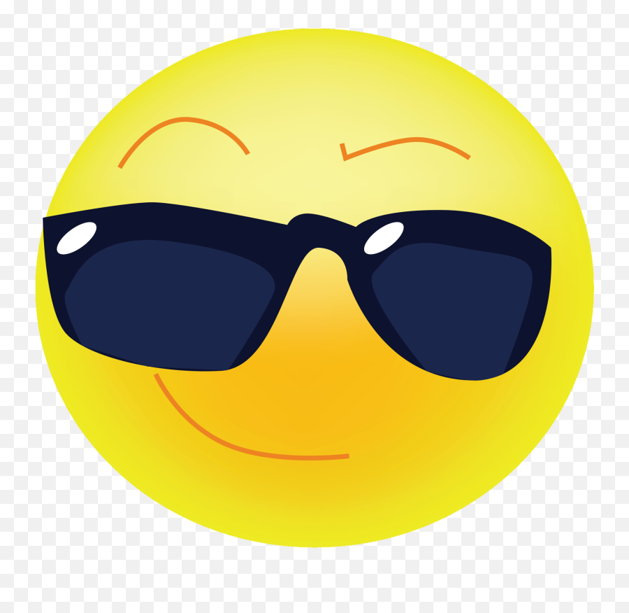 Smiley Emoticon Clip Art - Cool Face Clip Art Emoji,Cool Emoticons