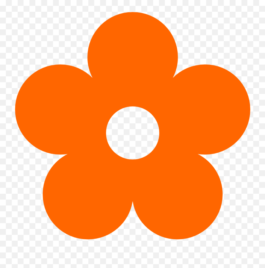 Emoji Clipart Flower Emoji Flower - Flower Hello Kitty Png,Orange Flower Emoji