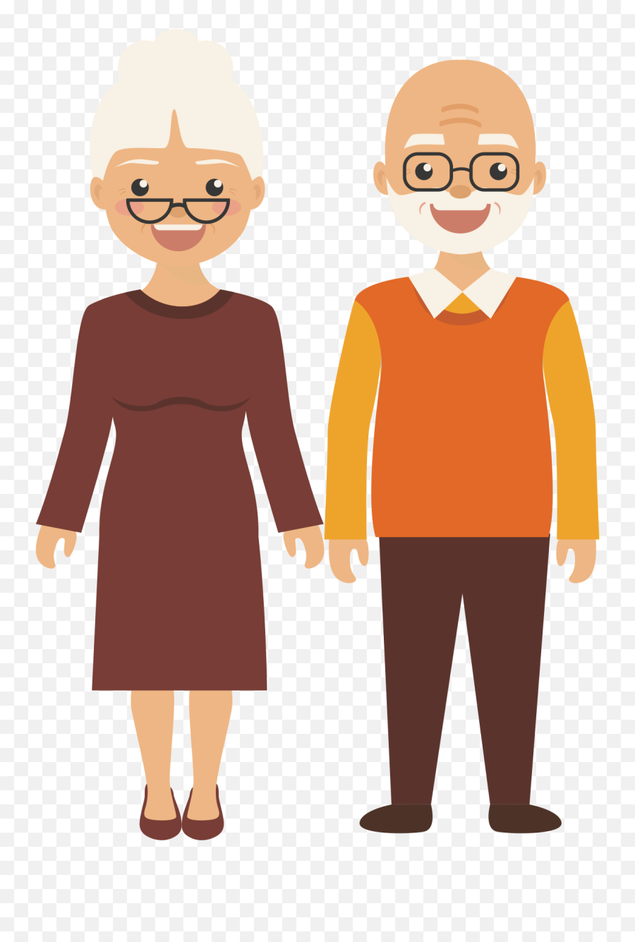 Clip Art Old People Clipart - Old People Clipart Png Emoji,Old People Emoji