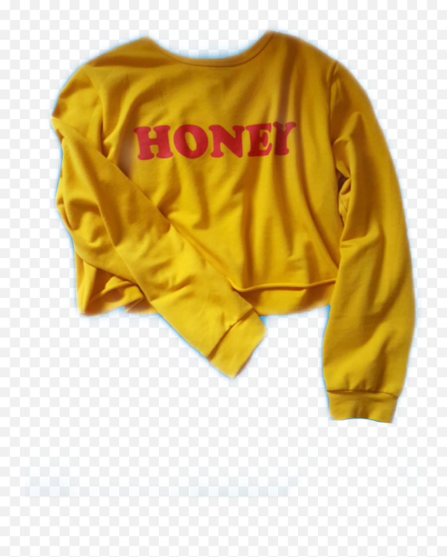 Honey Sweatshirt Jumper Aesthetic Aestheticjumper Yello Emoji,Emoji Jumper