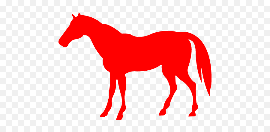 Red Horse 4 Icon - Horse Icon Png Red Emoji,Horse Emoticon
