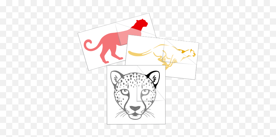 Fun Animal Car Stickers Animal Window Decals - Easy Head Cheetah Drawing Emoji,Emoji Tiger And Shrimp