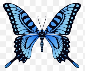 Download Blue Butterfly Png Image Hq Png Image - Butterfly Animated Gif Emoji,Blue Butterfly Emoji
