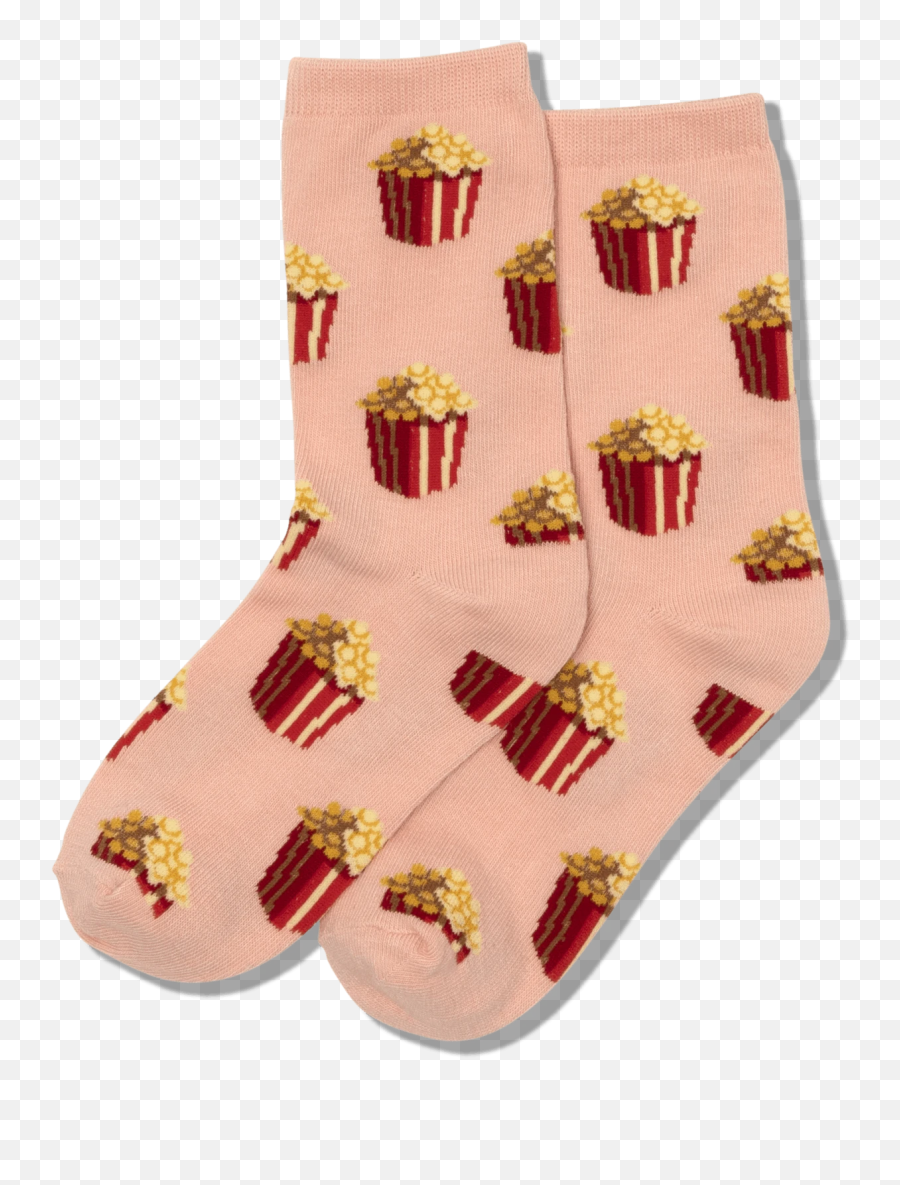 Kidu0027s Popcorn Crew Socks - Blush Ml Baby Toddler Sock Emoji,Popcorn Emoji