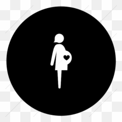 IconsETC Flat circle white black ocha humanitarians - Dot Emoji
