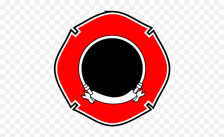 Blank Round Firefighter Emblem Vector Image - Blank Fire Department Logos Emoji,Norwegian Flag Emoji
