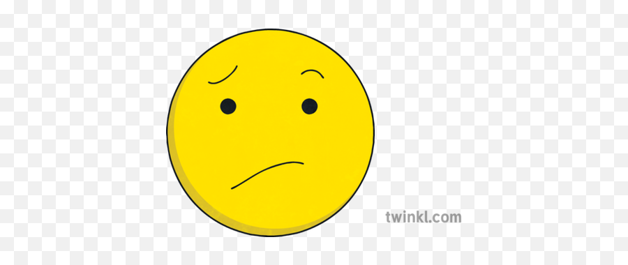 Unsure Emoji Emoticon Smiley Face Ks2 Illustration - Eitim Sen,Smiley Face Emoji