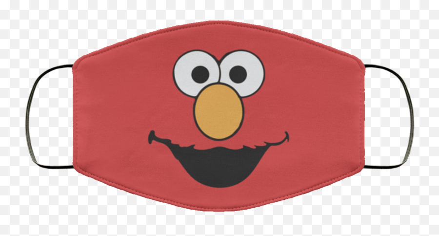 Elmo Face Mask Washable - Jack And Sally Face Mask Emoji,Emoticon Messenger