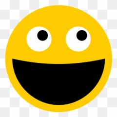 Emoticones Felices - Smiley Face Mouth Open Emoji