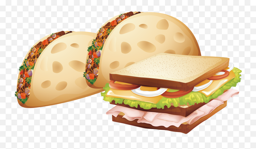 Vector Sandwich Processed Food Picture - Mayo Sandwich Vector Emoji,Chicken Nugget Emoji