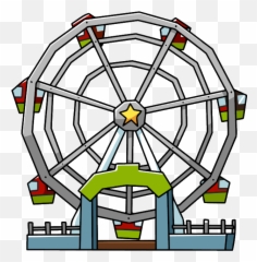 Wheel Clipart Ferris Wheel Picture - Cartoon Transparent Ferris Wheel Emoji,Ferris Wheel Emoji