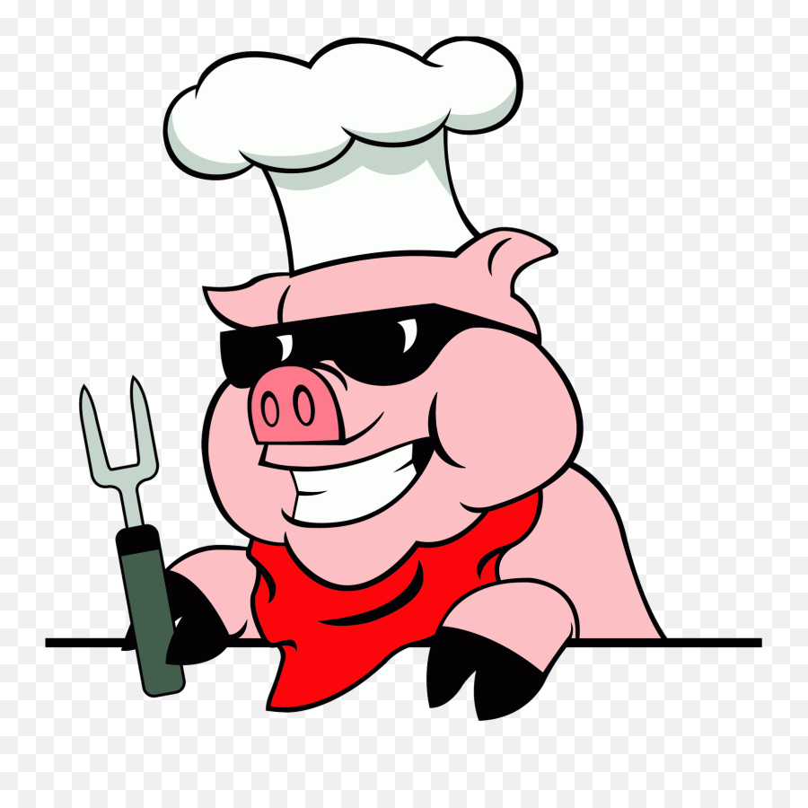 Pig Clipart Cop Pig Cop Transparent - Bbq Pig Clipart Emoji,Roast Hand Emoji