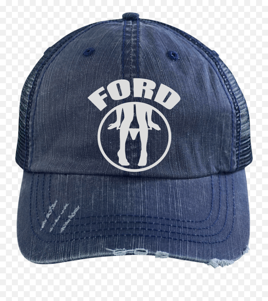 Ford Panty Dropper Distressed Cap Hat - Ford Hat Emoji,Panty Emoji