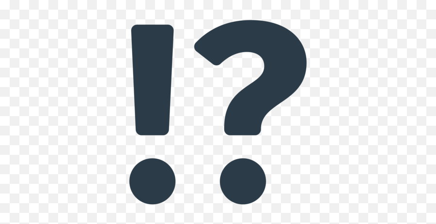 Exclamation Question Mark Emoji - Ponto De Interrogação E Esclamação,Question Mark Emoji