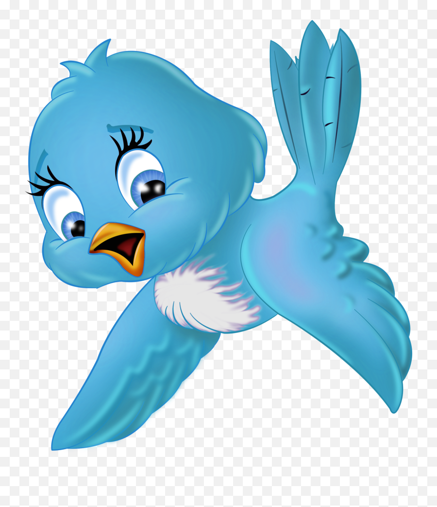 Cartoon Birds - Cartoon Bird Png Emoji,Bluebird Emoji