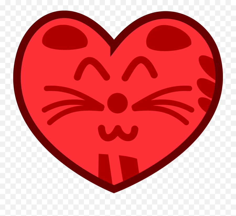 Clipart Cat Heart Transparent - Purple Heart White Background Emoji,Heart Cat Emoji