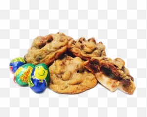 Cadbury Creme Egg Filled Chocolate Chip - Cookie Emoji