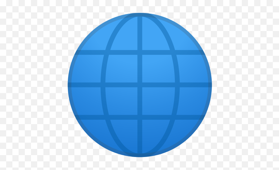 Globe With Meridians Emoji Meaning - Circle,Emoji Internet