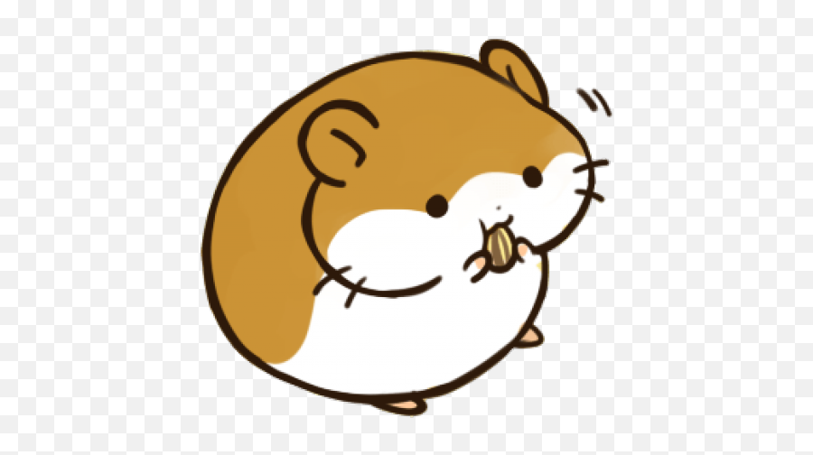 Hamster Clipart Fluffy - Hamstamp Sticker Png Download Transparent Clipart Of Hamster Emoji,Hamster Emoji