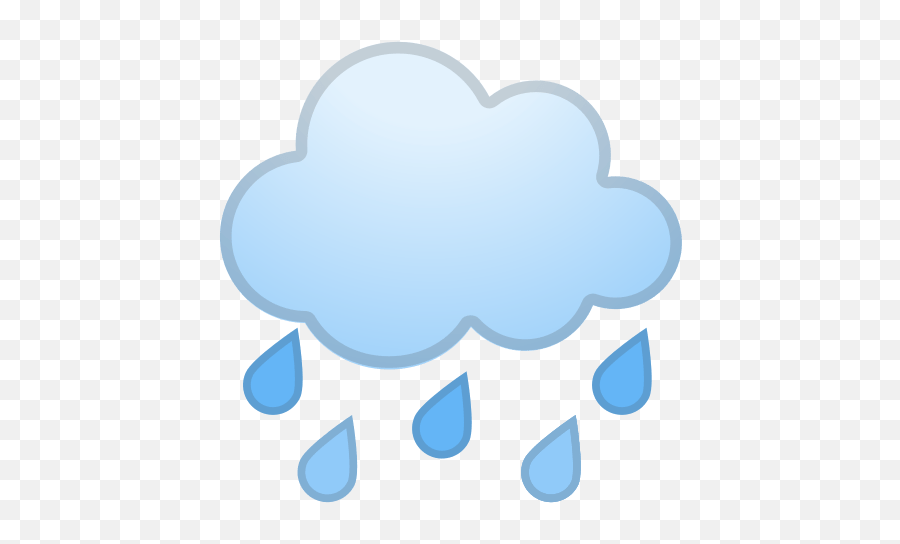 Cloud With Rain Emoji Meaning With Pictures - Nube Lloviendo Cartoon,Wet Emoji