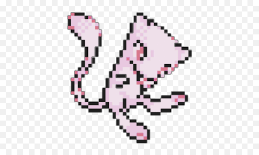 Freetoedit Cute Kawaii Pixel Pastel Pokemon - Mew Pixel Art Emoji,Crab Emoticon