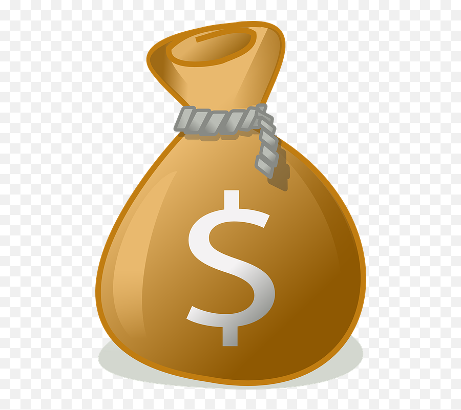 Free Dollar Money Vectors - Money Bag Clip Art Emoji,High Five Emoticon