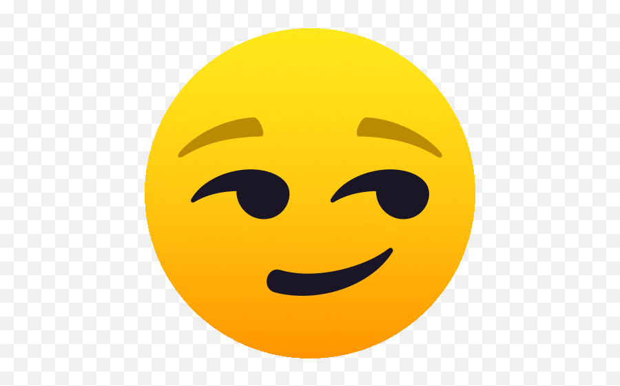 Smirking Face People Gif - Smirking Face Emoji,Sly Face Emoticon