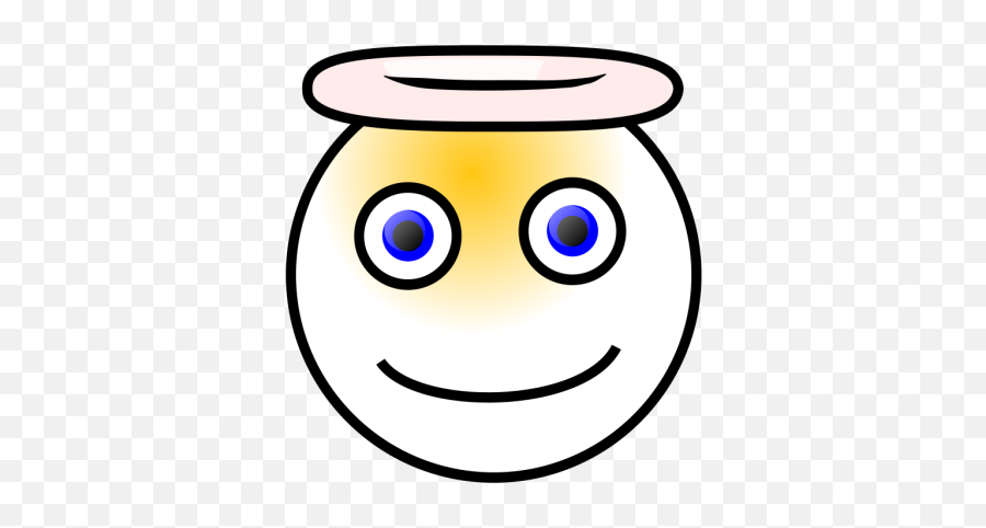 Smiley Angel Png Svg Clip Art For Web - Clip Art Emoji,Hulk Emoticon