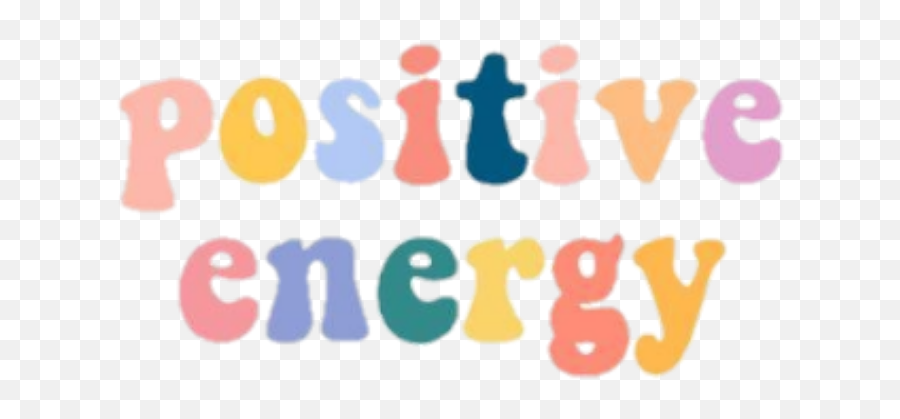 Text Colorful Energy Positive Soft Message - Circle Emoji,Energy Emoji