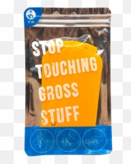 4 - Pack of GermFree Finger Covers Best for Opening Doors Plastic Emoji