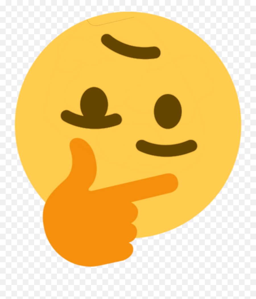 Download Png - Upside Down Thinking Emoji,Emoji Face Meme