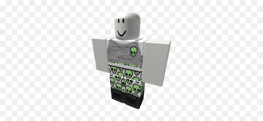 Grey Alien Halter Top W Alien Joggers - Roblox Grey Alien Roblox Alien Shirt Emoji,Emoji Joggers Kids