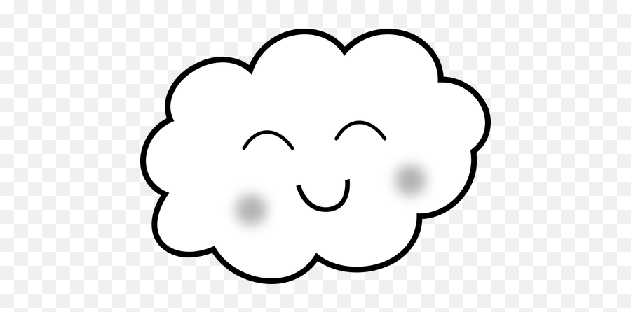 Happy Loud Vector Graphics - Cloud Coloring Page Emoji,Emojis Facebook