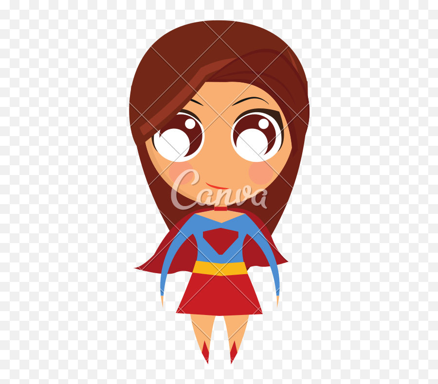 Superwoman Icon At Vectorified - Cartoon Emoji,Superwoman Emoji