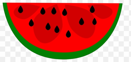 Watermelon Clip Art - Sandia Para Dibujar Color Emoji