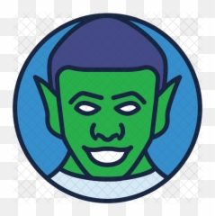 Beast Boy Icon Of Colored Outline Style - Professor X Icon Emoji,Bane Emoji
