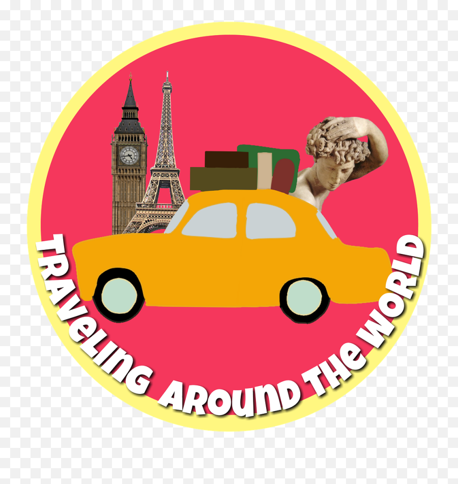 Traveling World Journey Car Logo Icon - Antique Car Emoji,Emoji Horse And Plane