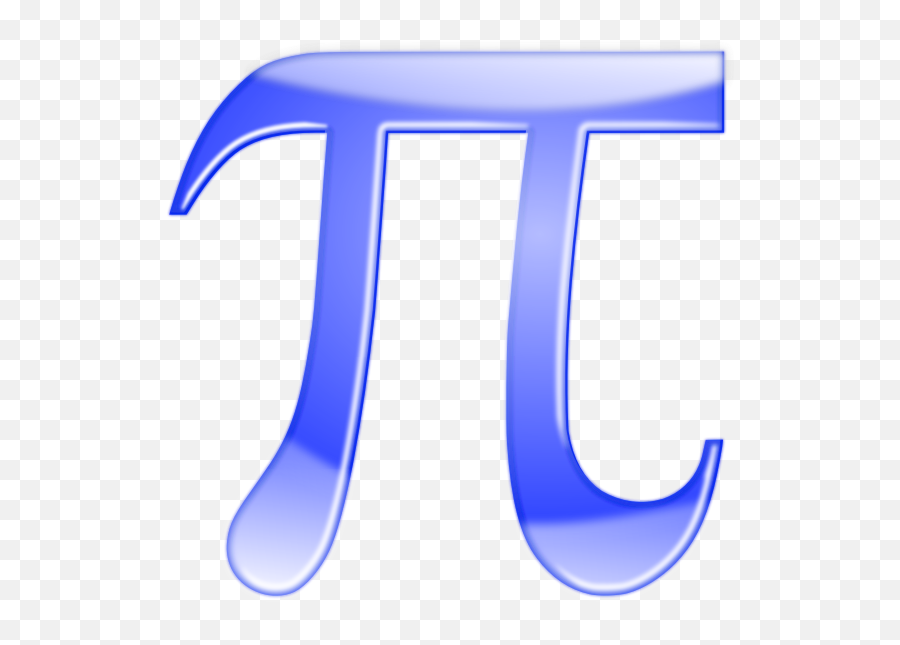 Pi Shiny Blue - Math Symbols Clip Arts Free Emoji,Rainbow Flag Emoji
