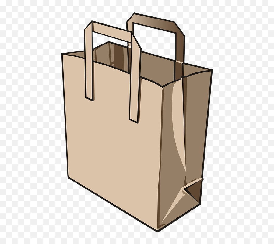 Bag Paper - Paper Shopping Bag Clipart Png Emoji,Briefcase Paper Emoji
