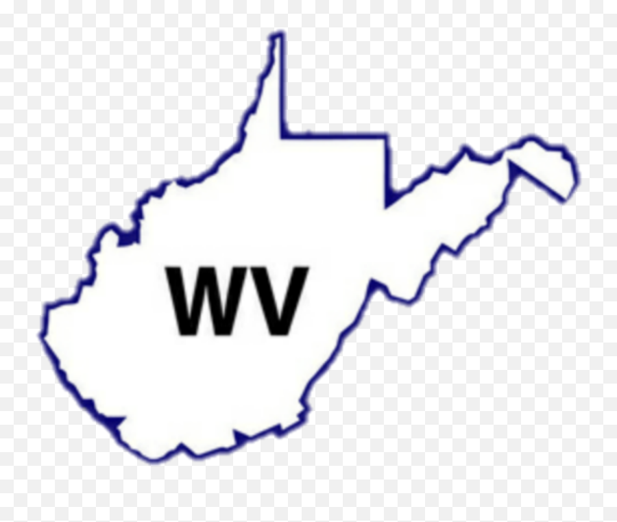 Wv Westvirgina - Map Of West Virginia Emoji,Wv Emoji