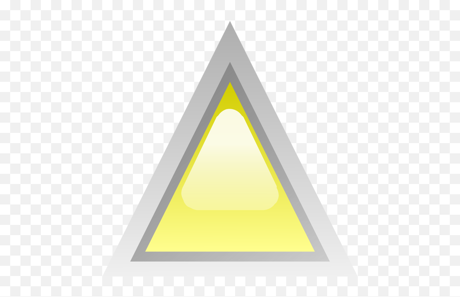 Yellow Led Triangle Vector Illustration - Vector Led Green Button Triangle Png Icon Emoji,Cooking Emoticon