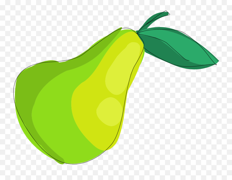 Cartoon Pear Png Picture - Pear Png Cartoon Emoji,Pear Emoji