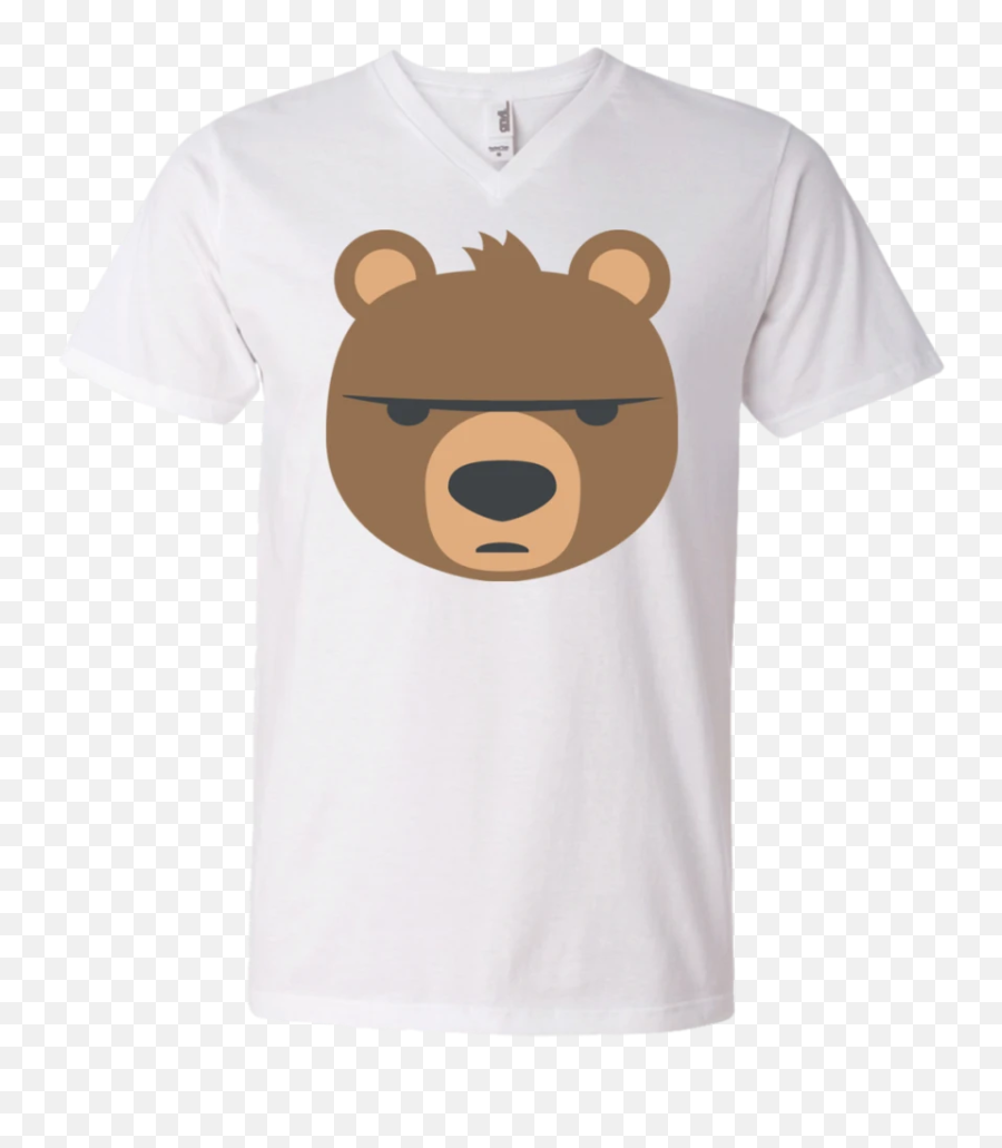 Big Bear Emoji Menu0027s V - Neck Tshirt U2013 That Merch Store Bears,Teddy Bear Emojis