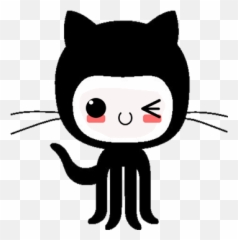 Black Guy Emoji - Github Octocat
