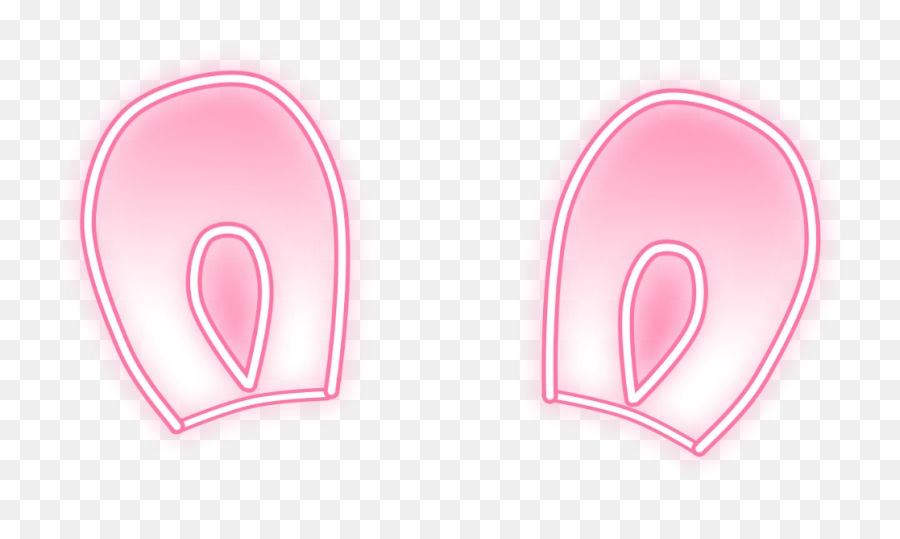 Bunny Ear Neon Crown Hat Cute Face - Darkness Emoji,Emoji Ear