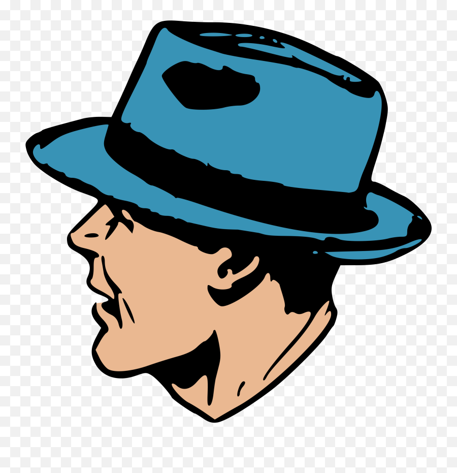 Man With Hat Clipart - Man Hat Clipart Emoji,Hat Tip Emoji