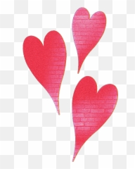 hearts red pink brick three madewithpicsart colorapp - Heart Emoji